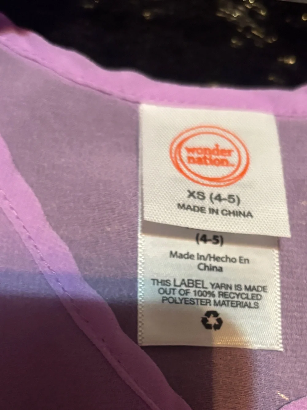 Lavender Girls' Tie Dye Bathing Suit and Cover Up